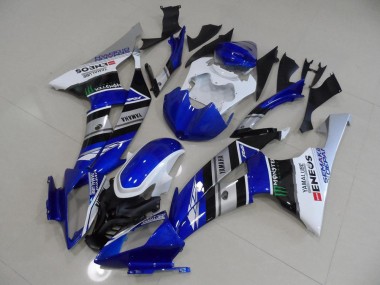 Carene Yamaha R6 08-16 - Blu Bianco ENEOS