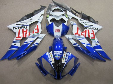 Carene Yamaha R6 08-16 - Blu Bianco Motul Rosso Fiat