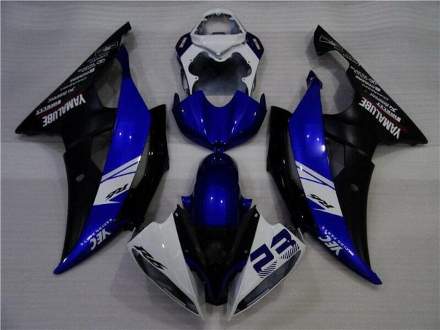 Carene Yamaha R6 08-16 - Blu Bianco Nero YEC 23