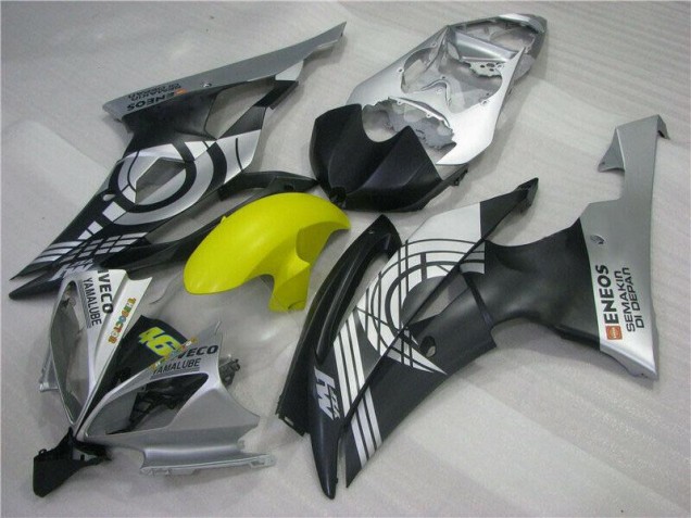 Carene Yamaha R6 08-16 - Giallo Nero Argento