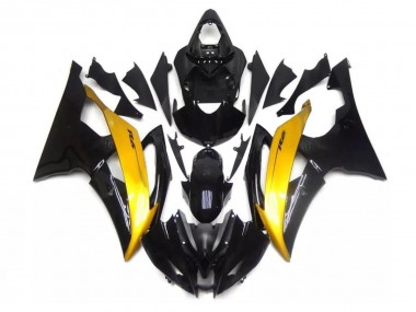 Carene Yamaha R6 08-16 - Nero Oro