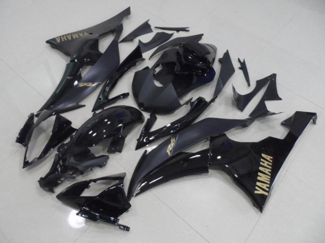 Carene Yamaha R6 08-16 - Nero con Oro Adesivo Carene Yamaha R6 08-16 - Nero con Oro Adesivo