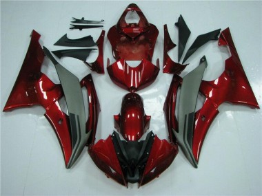 Carene Yamaha R6 08-16 - Rosso Grigio