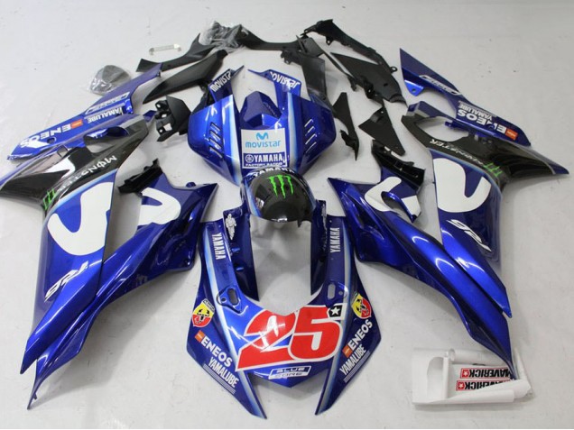 Carene Yamaha R6 17-23 - Movistar Carene Yamaha R6 17-23 - Movistar