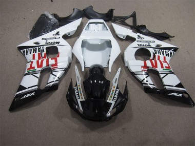 Carene Yamaha R6 98-02 - Bianco Nero Fiat