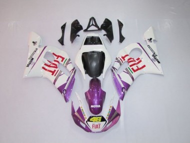 Carene Yamaha R6 98-02 - Bianco Viola Fiat 46