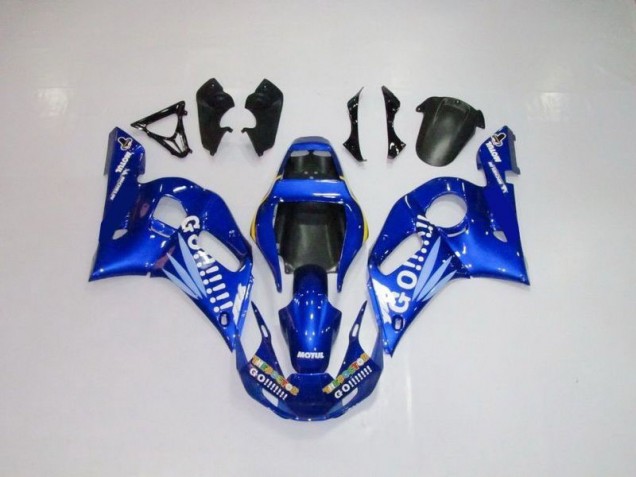 Carene Yamaha R6 98-02 - Blu Bianco Go Motul