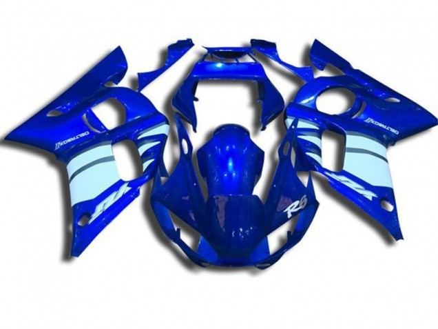 Carene Yamaha R6 98-02 - Blu & Bianco Carene Yamaha R6 98-02 - Blu & Bianco