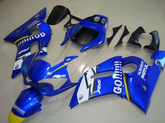 Carene Yamaha R6 98-02 - Blu Go Motul Carene Yamaha R6 98-02 - Blu Go Motul