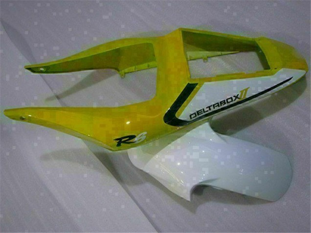Carene Yamaha R6 98-02 - Giallo Bianco Carene Yamaha R6 98-02 - Giallo Bianco