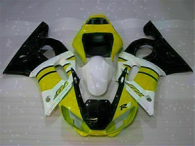 Carene Yamaha R6 98-02 - Giallo Bianco Carene Yamaha R6 98-02 - Giallo Bianco