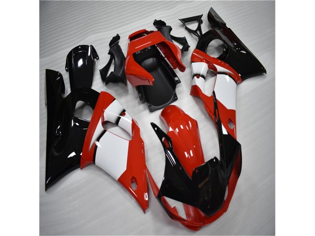 Carene Yamaha R6 98-02 - Nero Bianco Carene Yamaha R6 98-02 - Nero Bianco