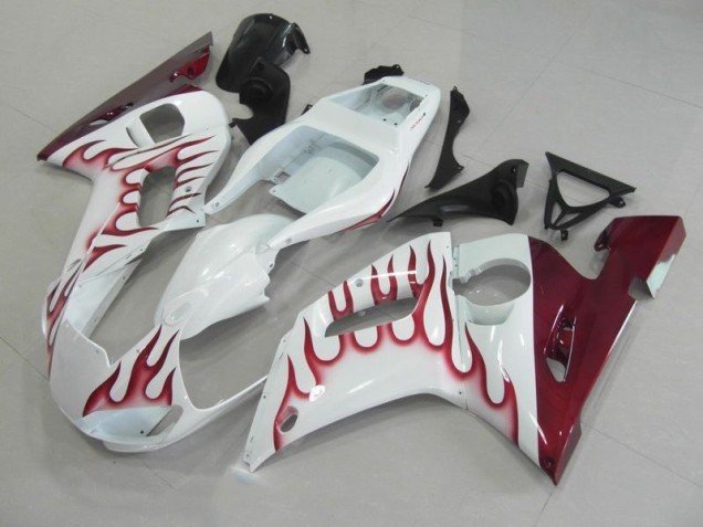 Carene Yamaha R6 98-02 - Rosso Fiamma Carene Yamaha R6 98-02 - Rosso Fiamma