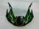 Carene Yamaha R6 98-02 - Verde Nero Carene Yamaha R6 98-02 - Verde Nero