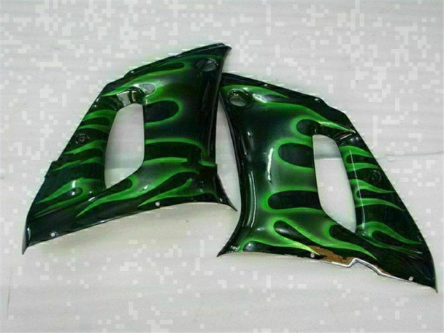 Carene Yamaha R6 98-02 - Verde Nero Carene Yamaha R6 98-02 - Verde Nero