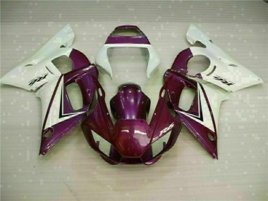 Carene Yamaha R6 98-02 - Viola Bianco