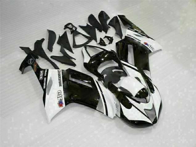 Carrozzeria & Carena Kawasaki ZX6R 07-08 - Nero Bianco Carrozzeria & Carena Kawasaki ZX6R 07-08 - Nero Bianco
