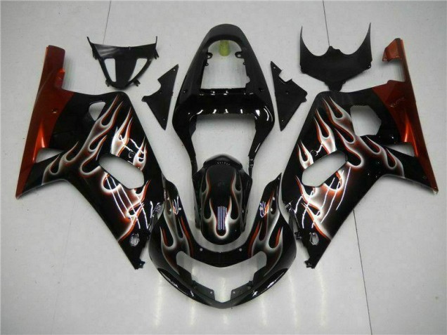 Carrozzeria & Carena Suzuki GSXR 600 / 750 K1 K2 K3 01-03 - Nero Carrozzeria & Carena Suzuki GSXR 600 / 750 K1 K2 K3 01-03 - Nero