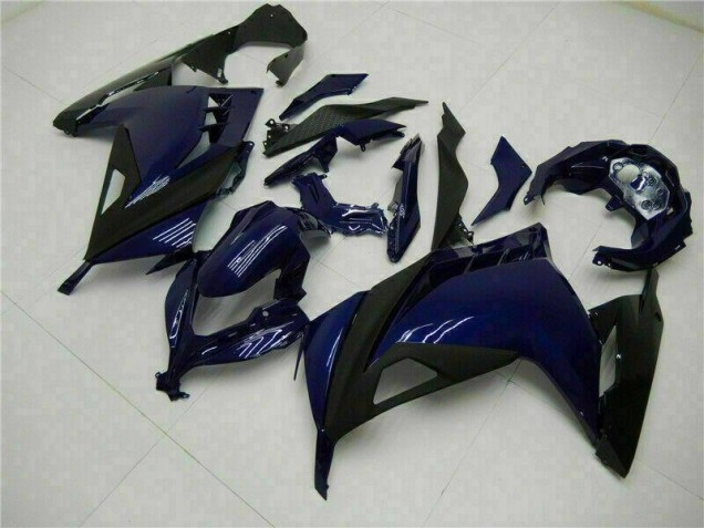 Carrozzeria & Plastica Kawasaki EX300 13-16 - Blu Nero Carrozzeria & Plastica Kawasaki EX300 13-16 - Blu Nero