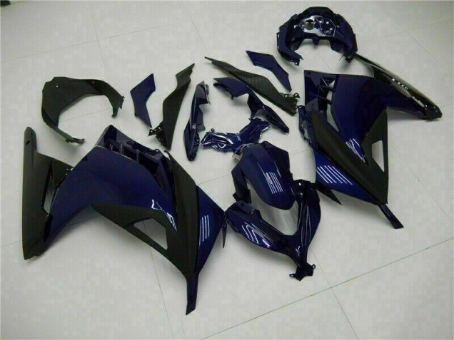 Carrozzeria & Plastica Kawasaki EX300 13-16 - Blu Nero Carrozzeria & Plastica Kawasaki EX300 13-16 - Blu Nero