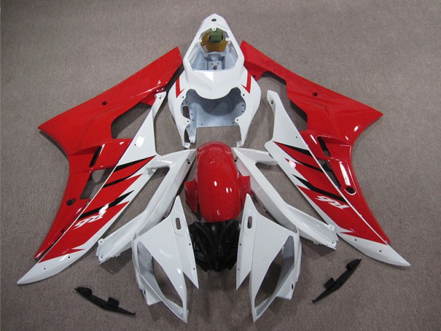 Carrozzeria & Plastica Yamaha R6 06-07 - Rosso Bianco Carrozzeria & Plastica Yamaha R6 06-07 - Rosso Bianco