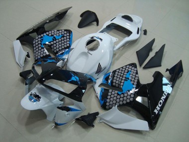 Kit Carena & Plastica Honda CBR 600 RR 03-04 - Bianco Nero Blu