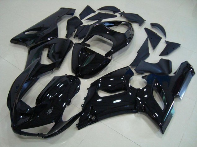 Kit Carena & Plastica Kawasaki ZX6R 05-06 - Lucido Nero Kit Carena & Plastica Kawasaki ZX6R 05-06 - Lucido Nero