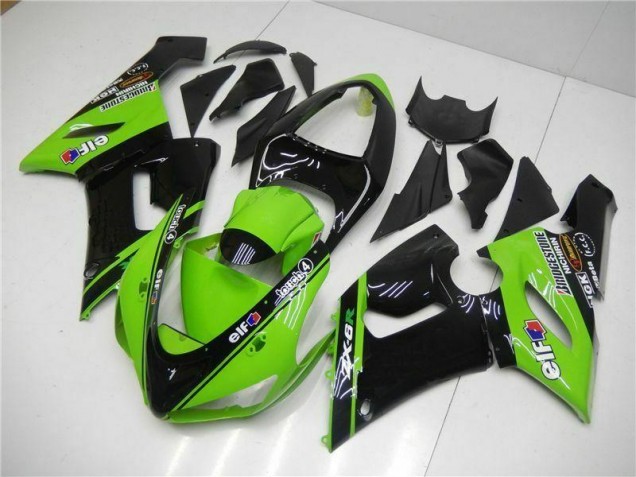 Kit Carena & Plastica Kawasaki ZX6R 05-06 - Verde Kit Carena & Plastica Kawasaki ZX6R 05-06 - Verde