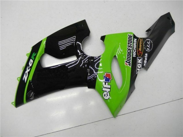 Kit Carena & Plastica Kawasaki ZX6R 05-06 - Verde Kit Carena & Plastica Kawasaki ZX6R 05-06 - Verde