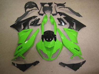 Kit Carena & Plastica Kawasaki ZX6R 09-12 - Nero Verde