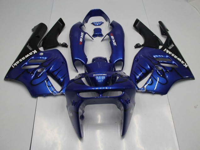 Kit Carena & Plastica Kawasaki ZX9R 94-97 - Blu Nero Fiamma Kit Carena & Plastica Kawasaki ZX9R 94-97 - Blu Nero Fiamma