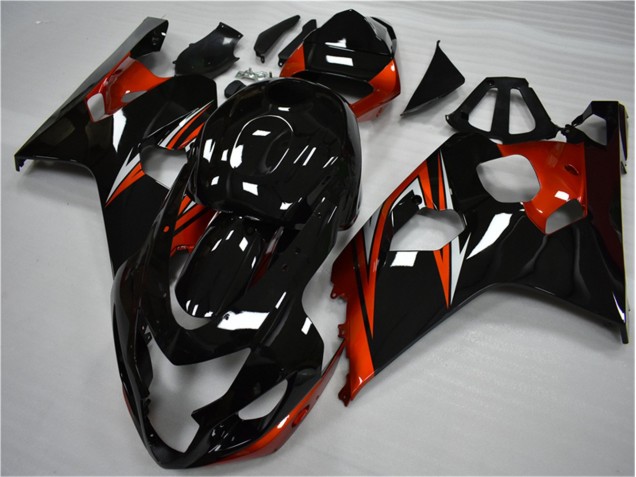 Kit Carena & Plastica Suzuki GSXR 600 / 750 K4 04-05 - Arancia Nero Kit Carena & Plastica Suzuki GSXR 600 / 750 K4 04-05 - Arancia Nero