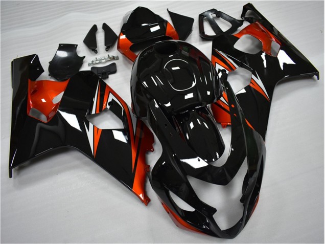 Kit Carena & Plastica Suzuki GSXR 600 / 750 K4 04-05 - Arancia Nero Kit Carena & Plastica Suzuki GSXR 600 / 750 K4 04-05 - Arancia Nero
