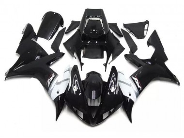 Kit Carena & Plastica Yamaha R1 02-03 - Nero Bianco