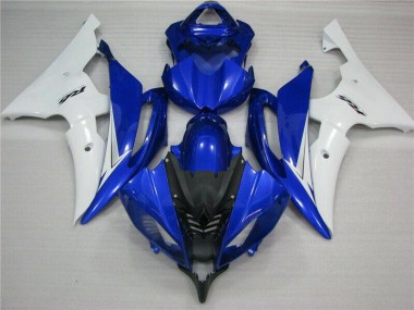 Kit Carena & Plastica Yamaha R6 08-16 - Blu Bianco Nero