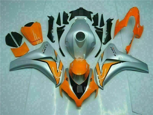 Kit Carenatura Completa Honda CBR 1000 RR 08-11 - Arancia Argento Kit Carenatura Completa Honda CBR 1000 RR 08-11 - Arancia Argento