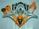 Kit Carenatura Completa Honda CBR 1000 RR 08-11 - Arancia Argento Kit Carenatura Completa Honda CBR 1000 RR 08-11 - Arancia Argento