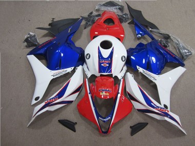 Kit Carenatura Completa Honda CBR 600 RR 09-12 - Rosso Bianco Blu HRC
