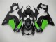 Kit Carenatura Completa Kawasaki EX250 08-12 - Nero Verde Kit Carenatura Completa Kawasaki EX250 08-12 - Nero Verde