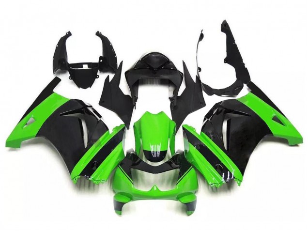 Kit Carenatura Completa Kawasaki EX250 08-12 - Verde Nero Kit Carenatura Completa Kawasaki EX250 08-12 - Verde Nero