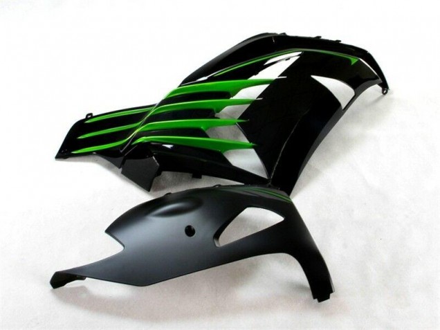 Kit Carenatura Completa Kawasaki ZX14R ZZR 1400 12-21 - Nero Verde Kit Carenatura Completa Kawasaki ZX14R ZZR 1400 12-21 - Nero Verde