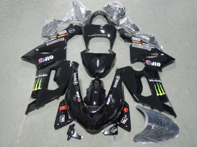 Kit Carenatura Completa Kawasaki ZX6R 05-06 - Nero 3M Touch4 Monster Kit Carenatura Completa Kawasaki ZX6R 05-06 - Nero 3M Touch4 Monster