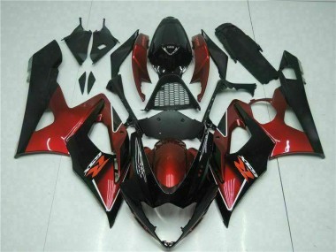 Kit Carenatura Completa Suzuki GSXR 1000 K5 05-06 - Rosso Nero