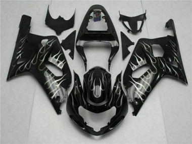 Kit Carenatura Completa Suzuki GSXR 600 / 750 K1 K2 K3 01-03 - Nero