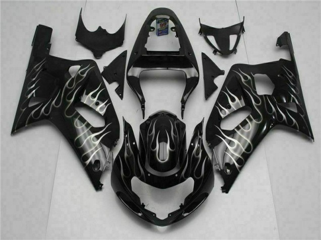Kit Carenatura Completa Suzuki GSXR 600 / 750 K1 K2 K3 01-03 - Nero