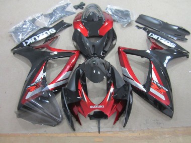 Kit Carenatura Completa Suzuki GSXR 750 K6 06-07 - Nero Rosso