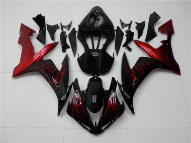 Kit Carenatura Completa Yamaha R1 04-06 - Rosso Nero