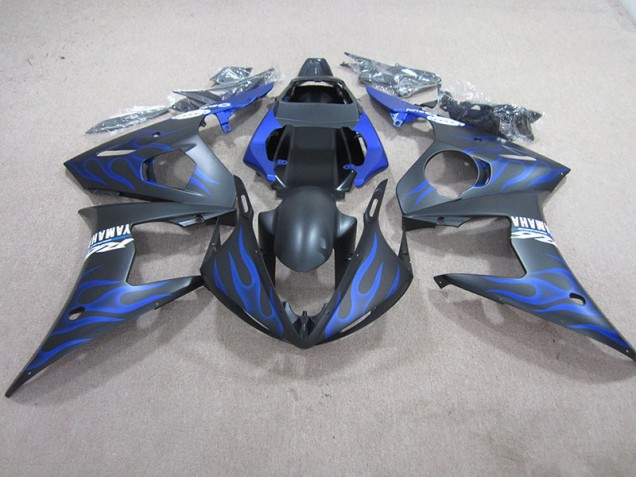 Kit Carenatura Completa Yamaha R6 03-05 - Nero Blu Fiamma Kit Carenatura Completa Yamaha R6 03-05 - Nero Blu Fiamma