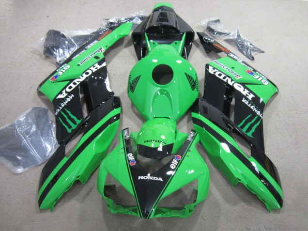 Kit Carenatura Completo ABS Honda CBR 1000 RR 04-05 - Nero Verde Monster