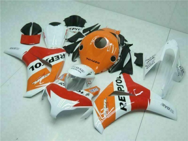 Kit Carenatura Completo ABS Honda CBR 1000 RR 08-11 - Arancia Repsol Kit Carenatura Completo ABS Honda CBR 1000 RR 08-11 - Arancia Repsol